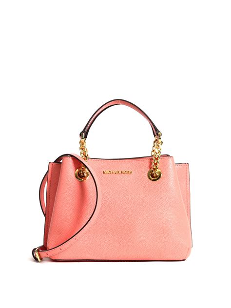 michael kors peach leather purse|michael kors teal purse.